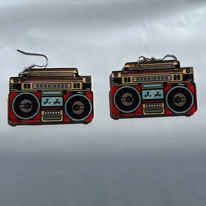 Retro Boombox Earrings
